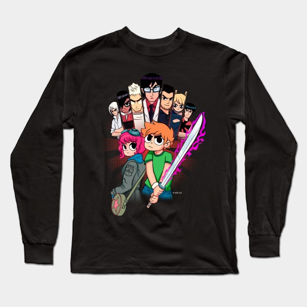 Scott Pilgrim vs the World Long Sleeve T-Shirt by FlamingFox